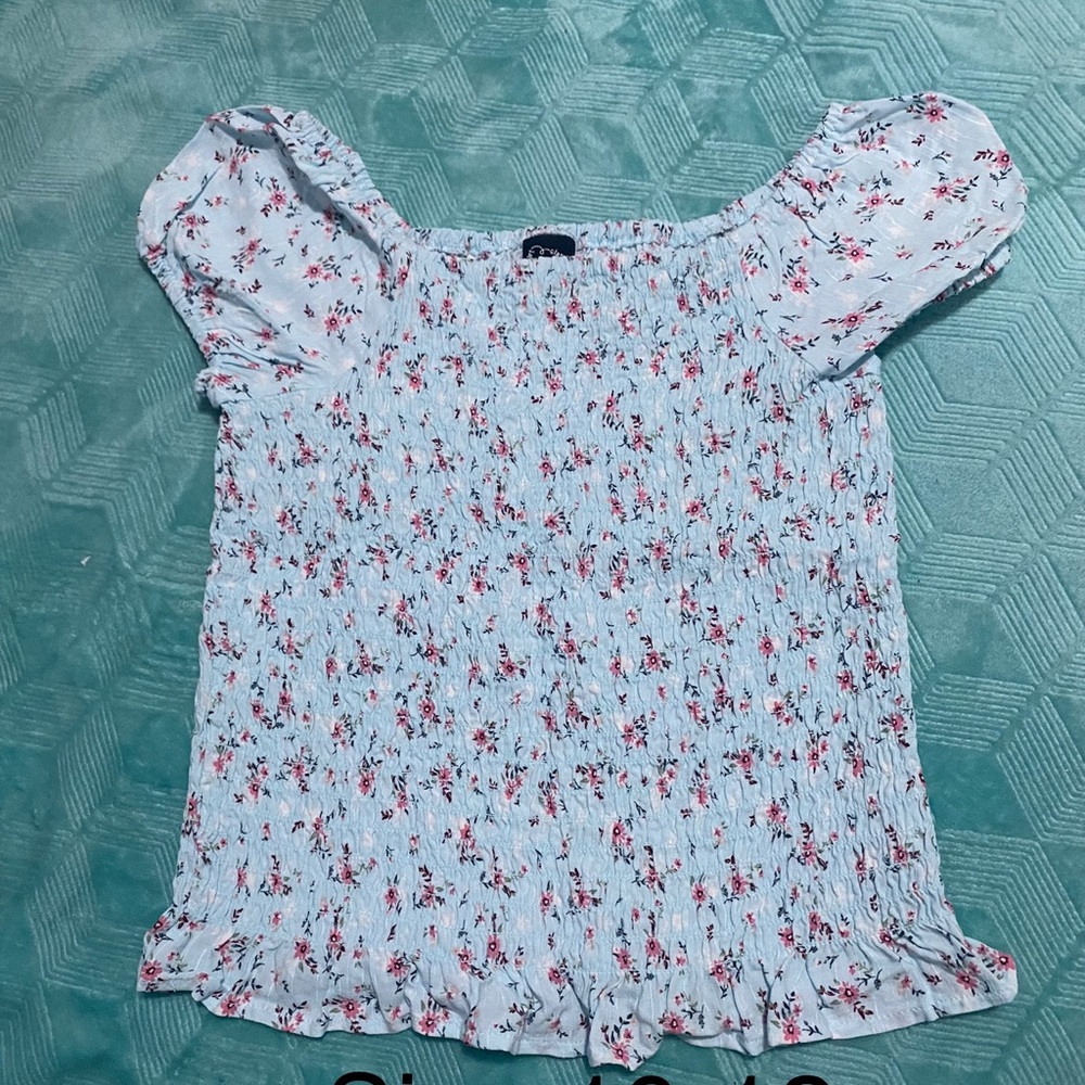Girls off the shoulder top